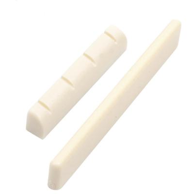 China GUITAR Wholesale  Plastic Ivory 35mm 60mm 4 String Ukulele Saddle Ukulele nut for Ukulele Guitar Parts for sale