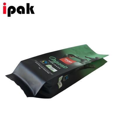 China 250g 340g 500g 1kg 12oz Moisture Proof Side Gusset Coffee Bean Packaging Bags for sale