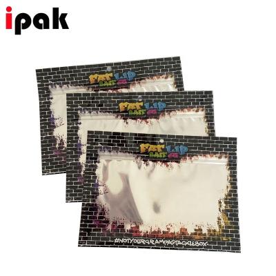 China 100% Recyclable Custom Resealable Clear Squeeze Bait Packaging Zipper Soft Plastic Bags Printing Moisture Proof for sale