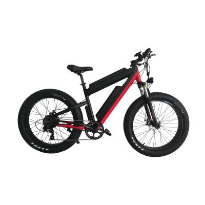 China Aluminum alloy 120KM! 48v 500w Dual Lithium Battery 48v 500w Hub Motor Rear Fat Tire Electric Mountain Bike for sale