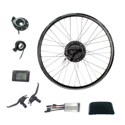 China Greenpedel e-bike 500w 36v 48v rear wheel 28 inch 28 inch electric bike motor conversion kit for sale