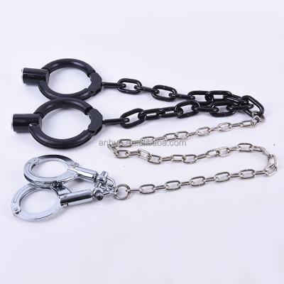 China Hot Selling Double Locking System Police Stainless Steel Locker Handcuff And Legcuff for sale