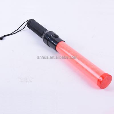 China flashing white lighting (on the top) - LED traffic police closed rechargeable magnetic light stick for sale