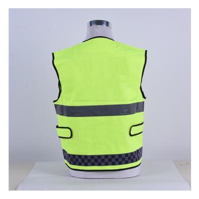 China High Visibility Water Proof Safety Reflective Evidence Vest Safety Warning Vest for sale