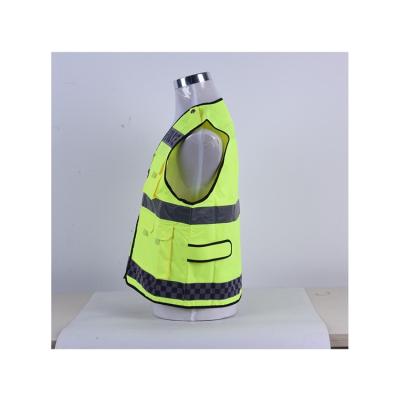 China Water Proof Police Custom Polyester Mesh Reflective Traffic Safety Vest for sale