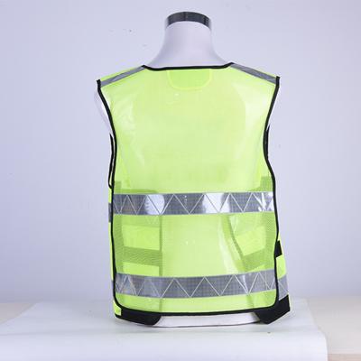 China FLASH LED different width reflective tape high safety reflective vest with POL or TC backing LED light for sale