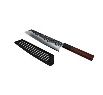 China Viable high quality classic design 8 inch hammer pattern 3 layers kitchen knife for sale