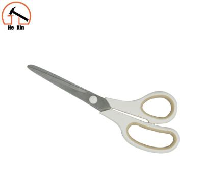 China Heavy Duty Embroidery Stainless Steel Tailor Scissors Sewing Scissors With Soft Grip Handle for sale