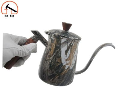 China Coffee and Tea Stainless Steel Fashion Pattern Coffee Drip Pot for sale