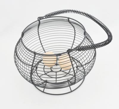 China High Quality Viable Manual Metal Egg Storage Basket for sale