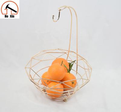 China High Quality Fashion Metal Drink/Food Fruit Basket for sale