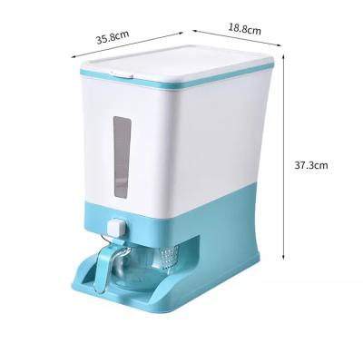 China Best Selling Factory Wholesale Rice Dispenser Storage Box Container Grain Bucket Food Dry Storage Container Viable For Organization for sale