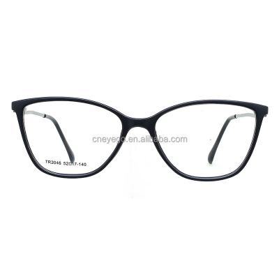 China Fashionable New Optical Frame Vintage Optical Eyewear Frames Custom Logo Frame Cheap Tr Optical Glasses for sale