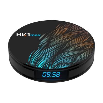 China Android TV Box HK1max 4GB RAM 128GB Dual Wifi TV ROM 11.0 Box HK1max RK3318 1080P H.265 4K 60fps HK1max 3318 for sale