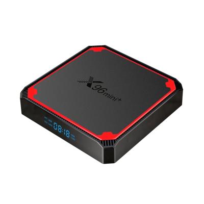 China Hot Sales X96mini+ BOX X96 mini+ 2GB+16GB 4K Set Top Box Amlogic S905W4 Chip Android 9.0 Mali-450MP GPU@750MHz 2021New Android TV for sale