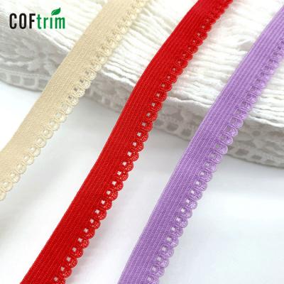 China Factory Canton Lace French Stretch Lace Trim Eco-friendly Elastic Lingerie Stretch Lace For Underwear for sale