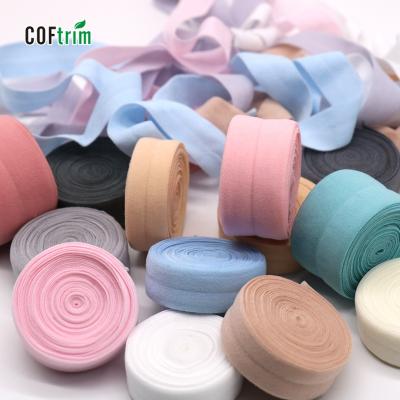 China Canton Elastic Factory Fold Over 1 Inch Elastic Nylon Band for sale