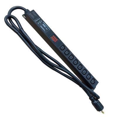 China 8way Residential/General Purpose C13 C19 30A 120V-240V Metered PDU Volts Ampere Digital Multimeter L6-30P Current PDU for sale