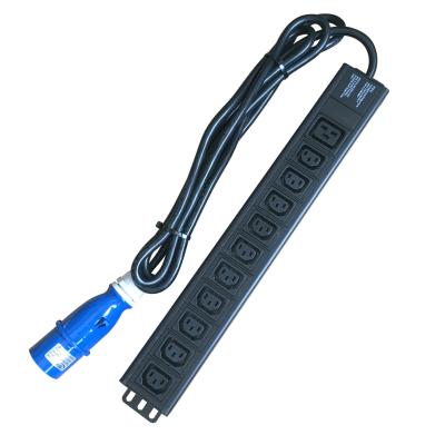 China OEM 1U Crypto Universal PDU 220v Rack Power Distribution Unit IEC C13 C19 50a PDU Power 11-32A-S002 for sale