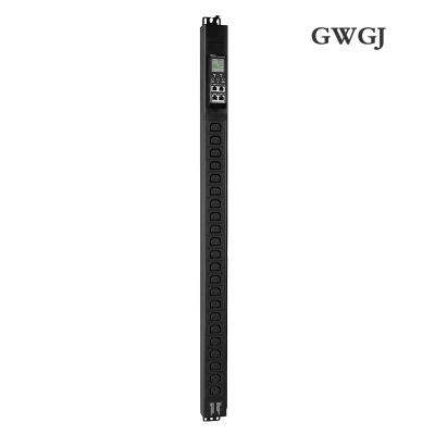 China 1.5U intelligent monitoring type PDU power socket 20 bit C13 socket 32A input vertical installation 485Modbus-RTU protocol casca QIT15 for sale