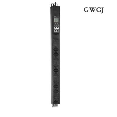 China Monitoring Switchde Rack PDU Power Socket C19 SNMP485 Bit C19 Interface Telnet Command Line 10 Current Cascade Voltage Power QIT46 for sale