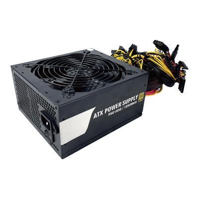 China ATX 2000W 20A 12V PC Power Supply For 8 S9 GPU Custom Power Supply 165x150x85mm for sale