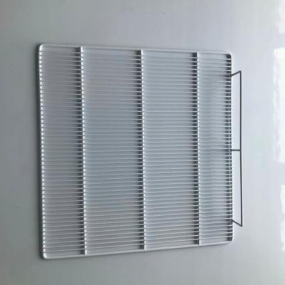 China Environmental Friendly White Coating Fridge Shelf Metal Wire Freezer Grill Shelves Fridge Rack for sale