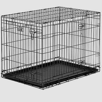 China Sustainable Pet Cage Galvanized Square Mesh Rack Hanger Cat Cage for sale