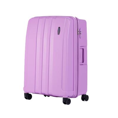 China Purple TSA lock luggage carryon bag / normal lock 2021 pp luggage for sale