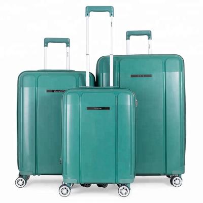 China Colorful pp Taizhou Factory Customization Large Travel Carry On Hardpp Luggage for sale