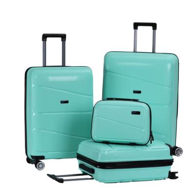 China Taizhou wheel luggage maletas de viaje pp luggage case trolley bag travel bags for sale