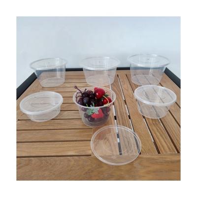 China CLASSIC Eco Friendly Biodegradable Disposable Plastic Takeout Food Bowl With Lid for sale