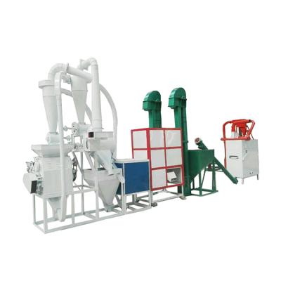 China Farms corn flour making automatic masa harina machine processing line 12TPD combined Ugali flour Nshima flour production mill line for sale