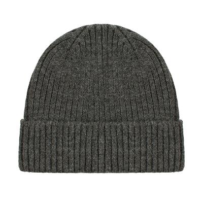 China Custom Wholesale Popular Embroidery COMMON Logo Solid Color Warm Winter Beanie Knit Hat for sale