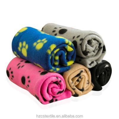 China PORTABLE Plush 100%Polyester Dog Blanket Popular Pet Blanket Throw for sale