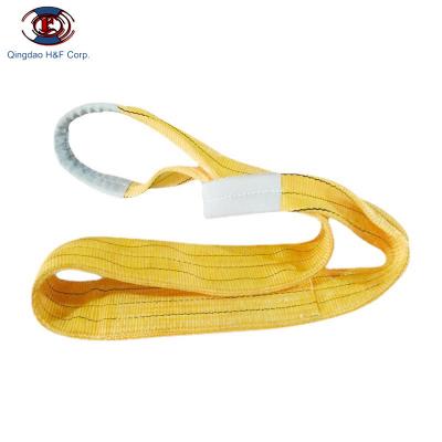 China Hoisting Tool HF Polyester Webbing Sling Hoist Rigging Rigging Belt for sale