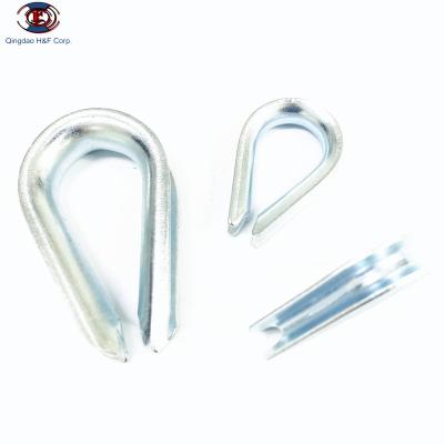 China Stainless Steel Wire Rope Thimble Ss304/316 8mm 12mm European Type Marine Rigging Hardware Thimbles for sale