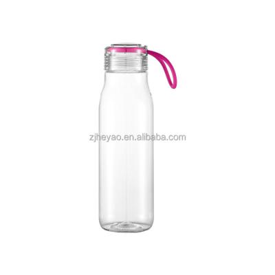 China Viable Wholesale Product 700ml Water Bottle BPA Free Plastic Korean Style Sport Drinks Transparent Water Bottles for sale