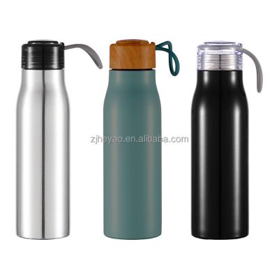 China 500ml Viable Promotional Custom Bottle Double Wall Vacuum Sports Water Bottle Logo Stainless Steel Thermo Insulated for sale