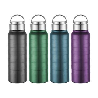 China Sustainable Eco Friendly Double Wall Sports Bottle Bpa Free Vacuum Flask Thermos Leak Proof Vacuum Insulated Stainless Steel Water Bottle for sale