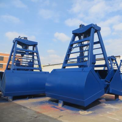 China Farms Janus Bulk Vessels Ports Customize 25t Grab Wireless Remote Control Bulk Sand Grabs for sale