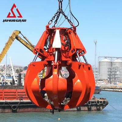 China Janus Grab 6-200 Ton Underwater Recovery Grab Custom Electric Hydraulic Dredging Dredging Bucket With Low Price for sale