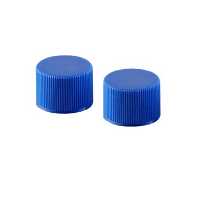 China Non-Refillable 24mm 28mm Ribbed Smooth Plastic Cap Plastic Screw Cap With Liner For Bottle for sale