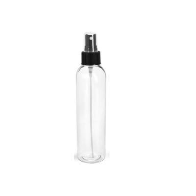 China Non Spill 4oz 8oz Plastic Pet Bottle Sprayer Spray Bottle Bullet Boston Cylinder Bottle for sale