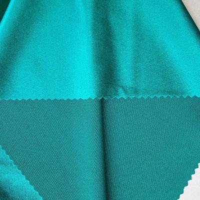 China China stretch fabrics factory chain knit stretch satin fabric 10% spandex 90% nylon satin fabric good for sale