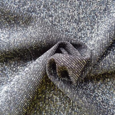 China China factory special fabric plain cried to knit nylon silver lurex fabric for sale