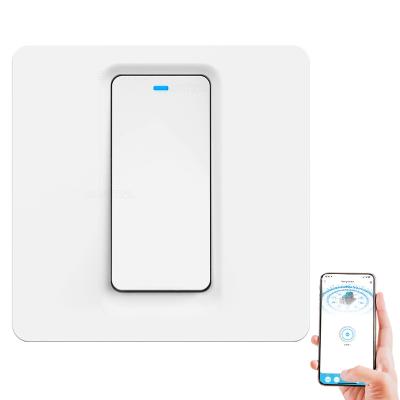 China Tuya Smart App Wall Light ABS Air Conditioner 20A Smart Life Fireproof Home Water Heater Switch For Alexa Google for sale