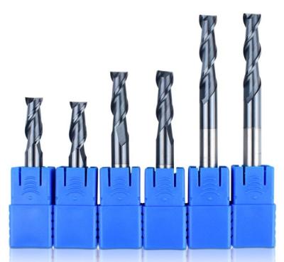 China Solid Carbide 2 Flute Square Steel Cutting End Endmill For Steel D8*20*60*D8 for sale