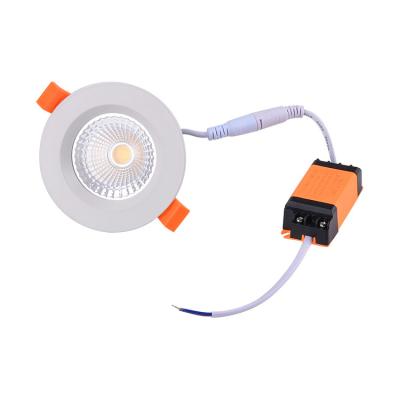 China Hot sale Canton china aluminum manufacturer classic ceiling recessed PC 7w aluminum cob led downlight for sale