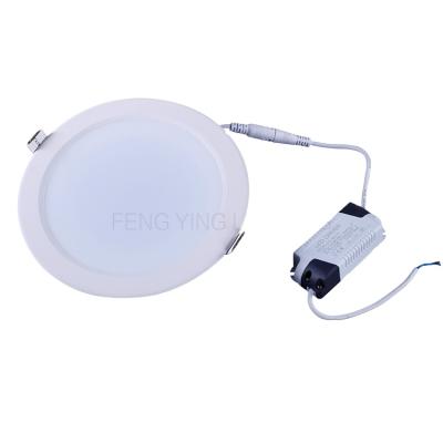 China AC100-265V modern ceiling recessed downlight round panel light thin smd 3w 5w 7w 9w 12w led downlight home shop use for sale